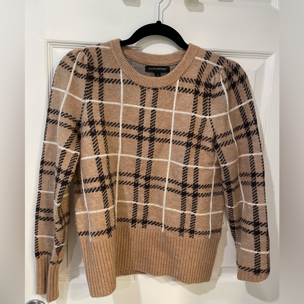 Banana Republic plaid sweater